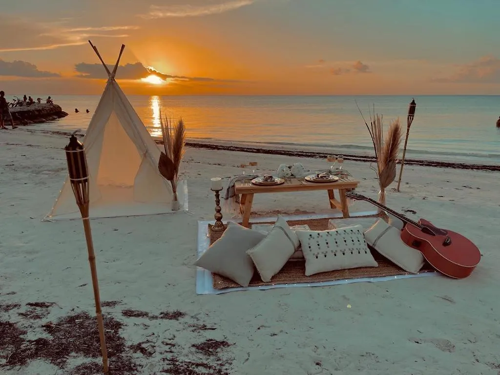 Picnic On The Beach Hotel Isla Holbox Mexico